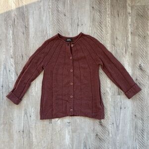 A.P.C. Women's Cardigan in Rich Brown